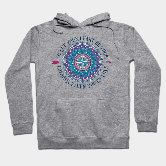 Compass Design Hoodie by LaveryLinhares